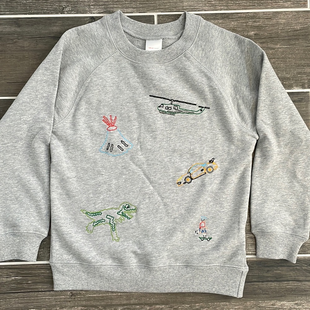 Hanna Andersson sweatshirt. Size 120cm/ US 6-7